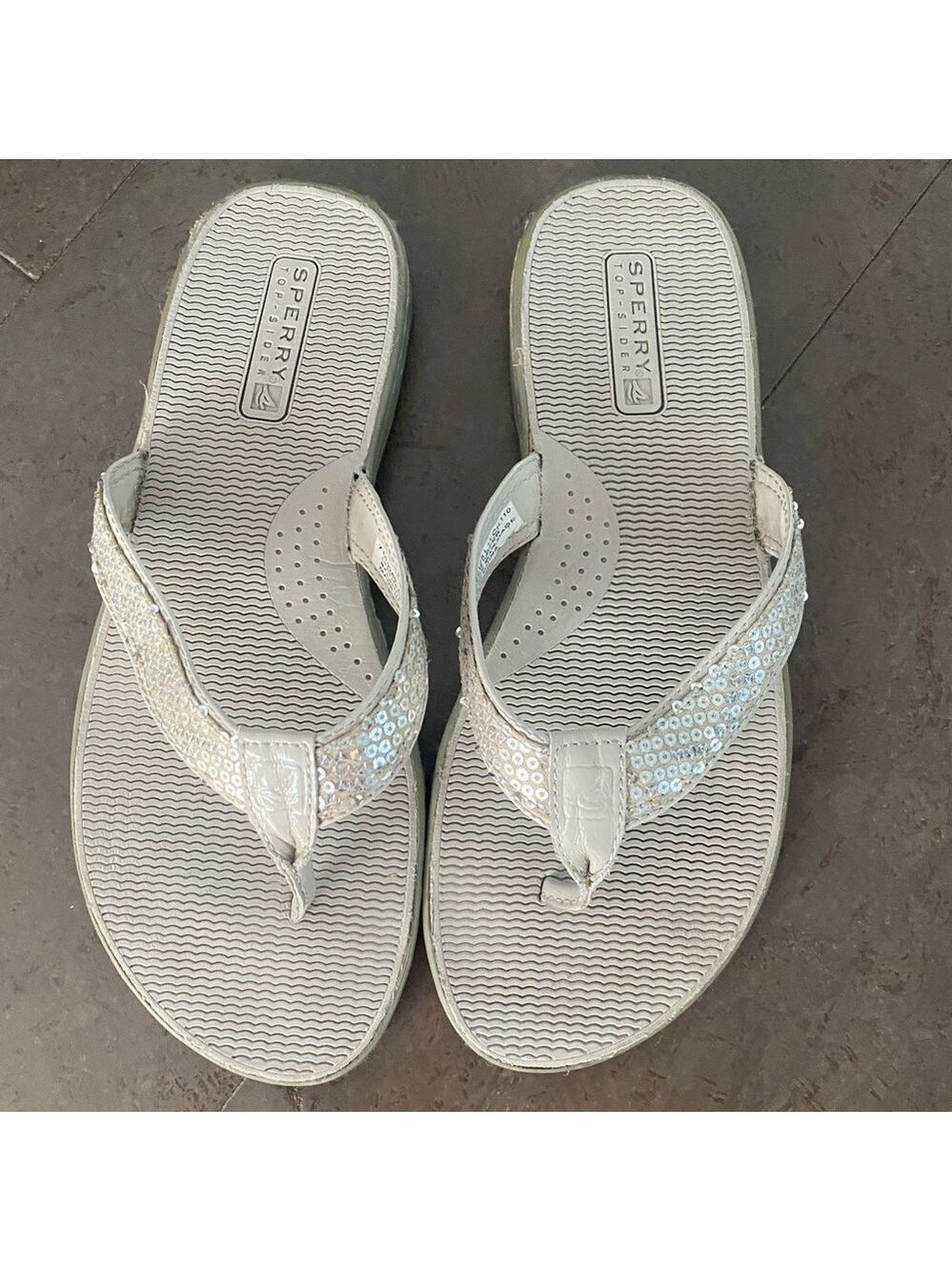 SPERRY flip flop sandals size 7